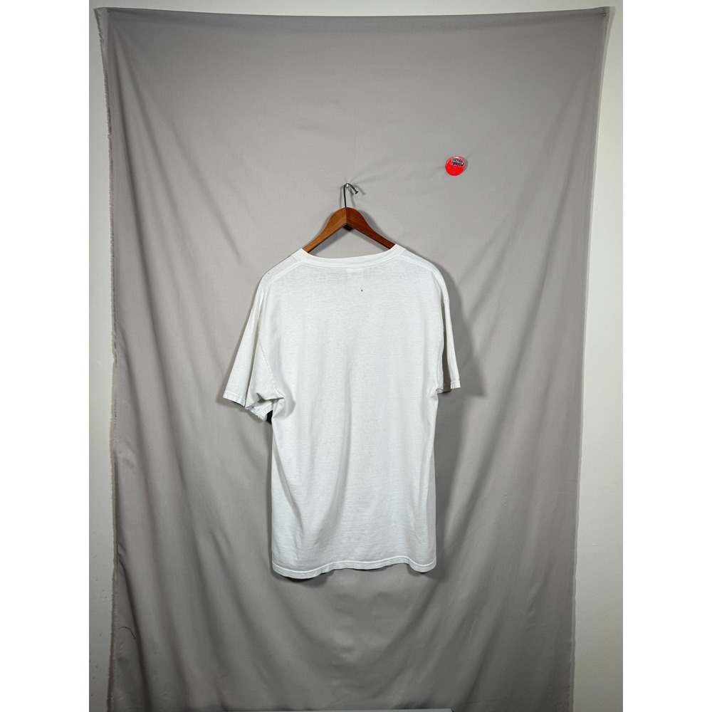 Vintage Lee Franz Kafka Graphic T-Shirt White Large 90s Literary Art Tee - Picture 2 of 4